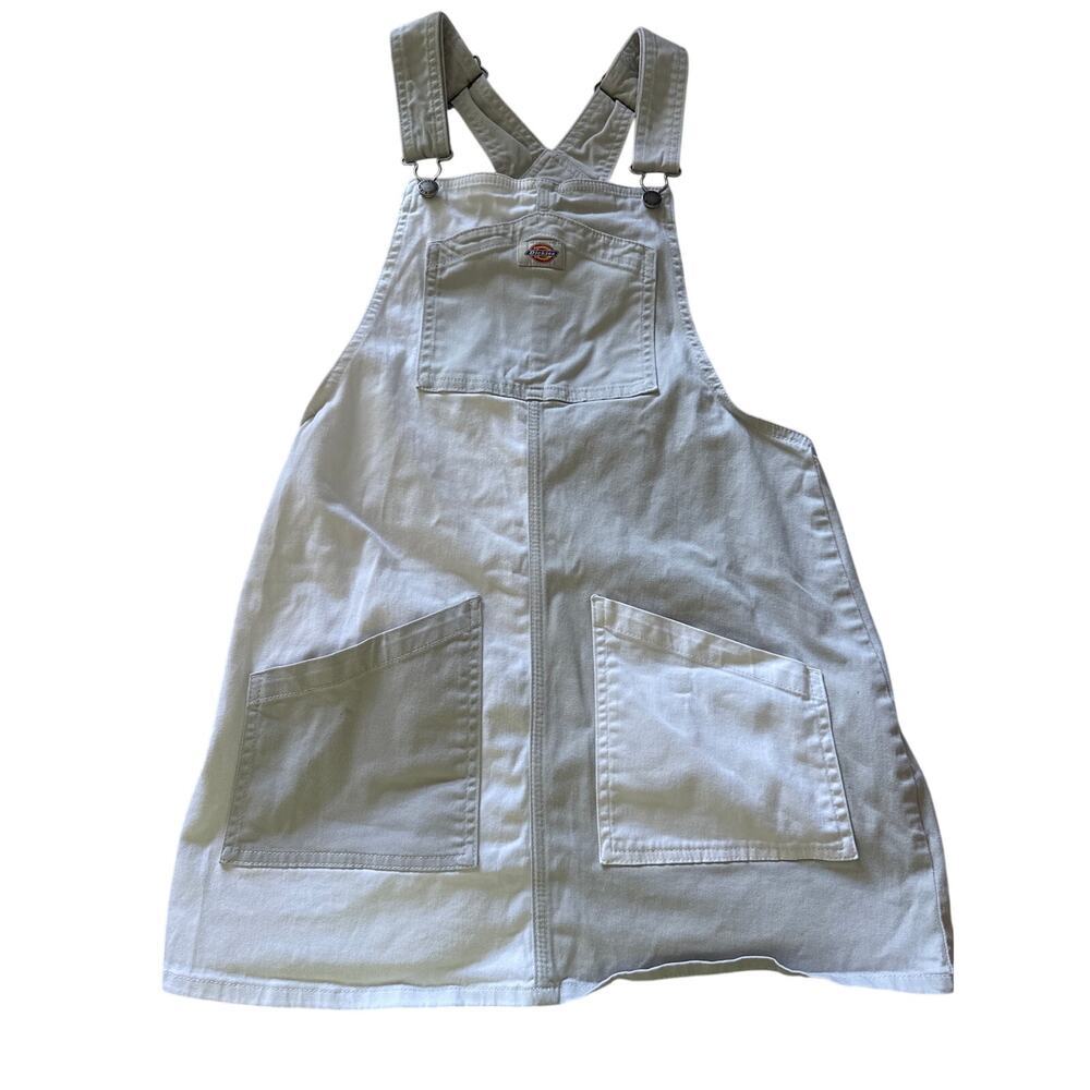 DICKIES TWILL BIB SKIRTALL - COLORBLOCK - size small